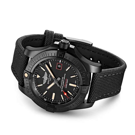 breitling avenger blackbird black dial strap|Breitling Avenger blackbird retail.